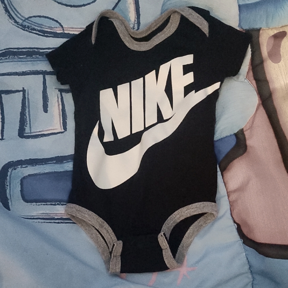 Nike Black and Gray Kids One Piece